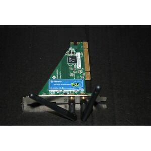 TRENDnet Wireless N PCI Adapter TEW-643PI Desktop Card Green Dual‎ Antenna |